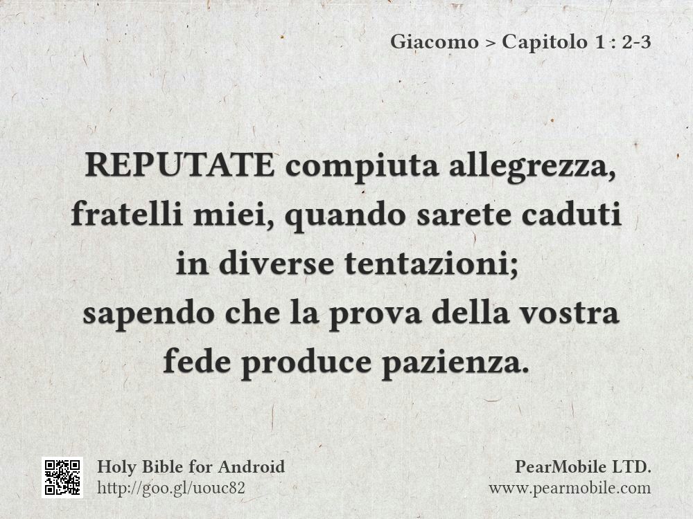 Giacomo, Capitolo 1:2-3